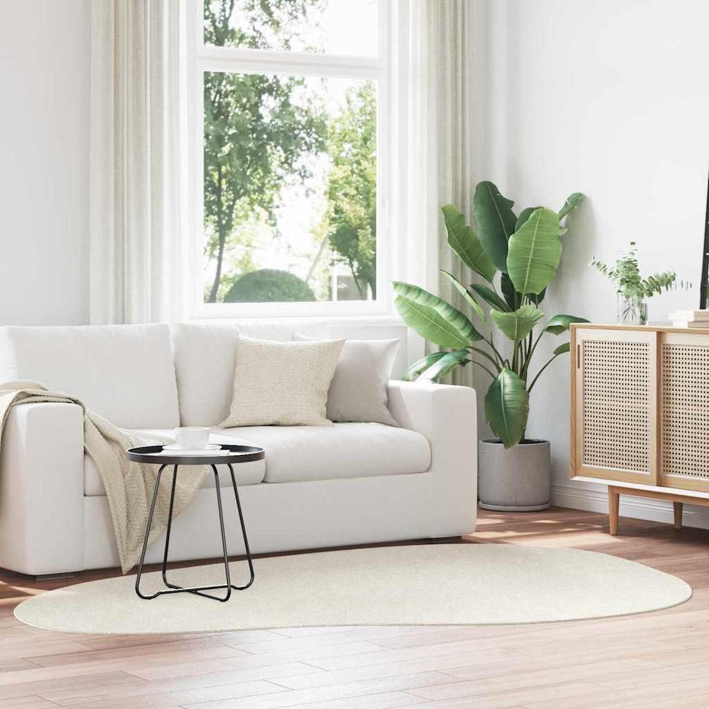 VidaXL Tapijt Crème 160x230 cm Polyester - 61% Korting