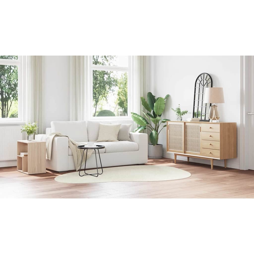 VidaXL Tapijt Crème 160x230 cm Polyester - 61% Korting