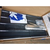 vidaXL Plantenbak verhoogd 320x40x45 cm gegalvaniseerd staal antraciet