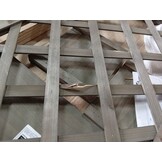 vidaXL Latwerkplantenbak 50x25x90 cm massief vurenhout grijs
