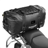 Rhinowalk Motorfiets Achtertas, waterdichte Duffle Droogzak Motorreisgepäck met grote opbergruimte voor Camping, Bootvaren, Fietsen, 60L-Zwart