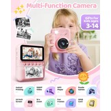 Kinder Instant Camera - Direct Print - Roze - 57% Korting