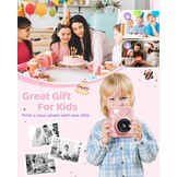 Kinder Instant Camera - Direct Print - Roze - 57% Korting