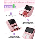 Kinder Instant Camera - Direct Print - Roze - 57% Korting