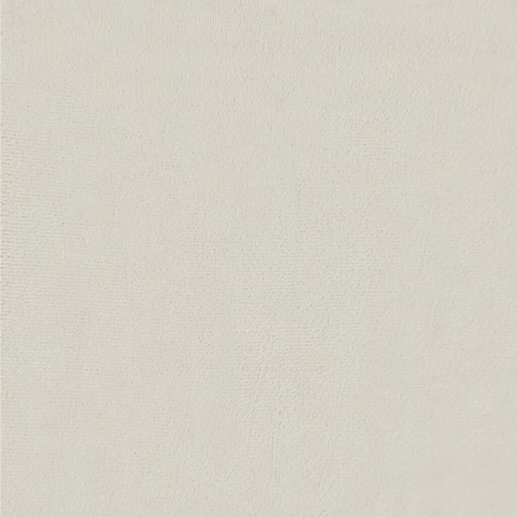 vidaXL Bankje 100x35x41 cm fluweel crèmekleurig