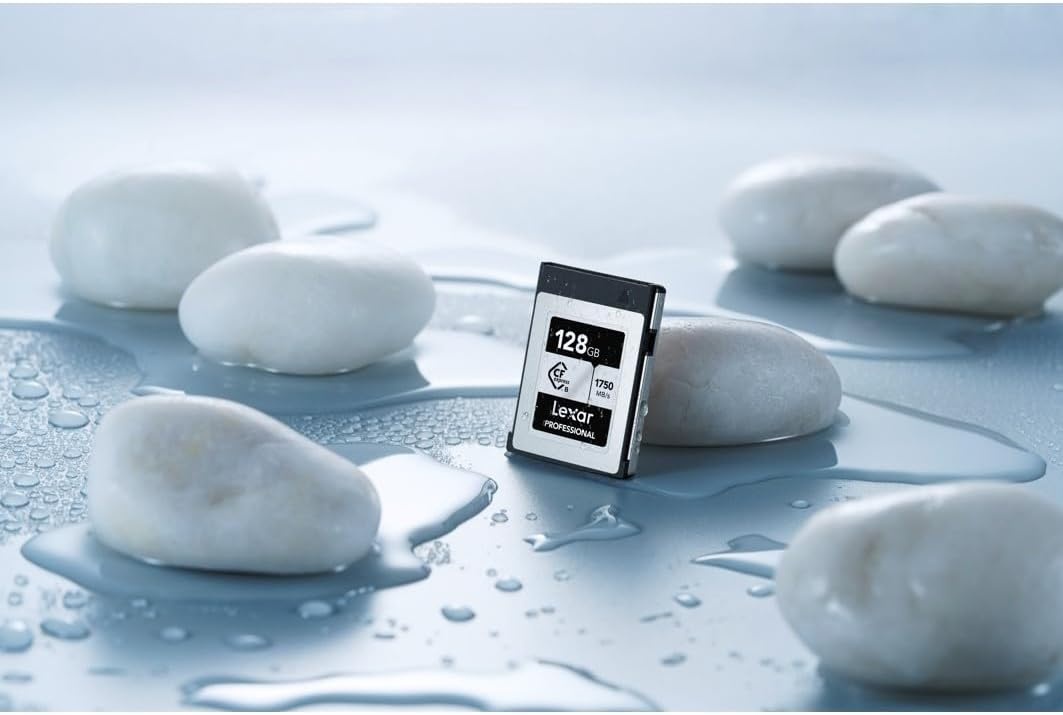 Lexar Professionele CFexpress Type-B 512 GB Zilver Maximaal lezen 1750 MB/s Max schrijven 1.300 MB/s Ondersteunt Japanse fabrikanten, LCXEXSL512G-RNENG