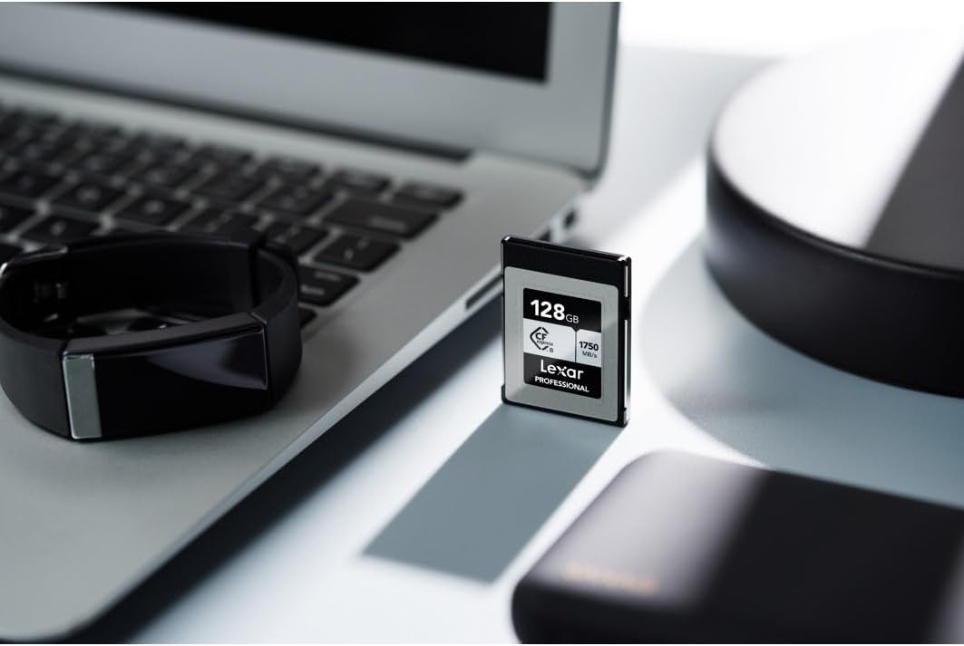Lexar Professionele CFexpress Type-B 512 GB Zilver Maximaal lezen 1750 MB/s Max schrijven 1.300 MB/s Ondersteunt Japanse fabrikanten, LCXEXSL512G-RNENG