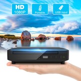Ceihoit DVD player for TV with HDMI AV output, USB input, HD1080P DVD CD player, built-in PAL NTSC system, all region-free, HDMI/AV cable included