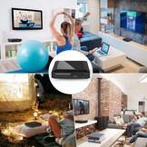 Ceihoit DVD player for TV with HDMI AV output, USB input, HD1080P DVD CD player, built-in PAL NTSC system, all region-free, HDMI/AV cable included