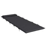 vidaXL Ligbedkussen 180x60x3 cm oxford stof zwart