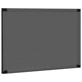 vidaXL Raamhor uitschuifbaar (75-143)x50 cm antracietkleurig