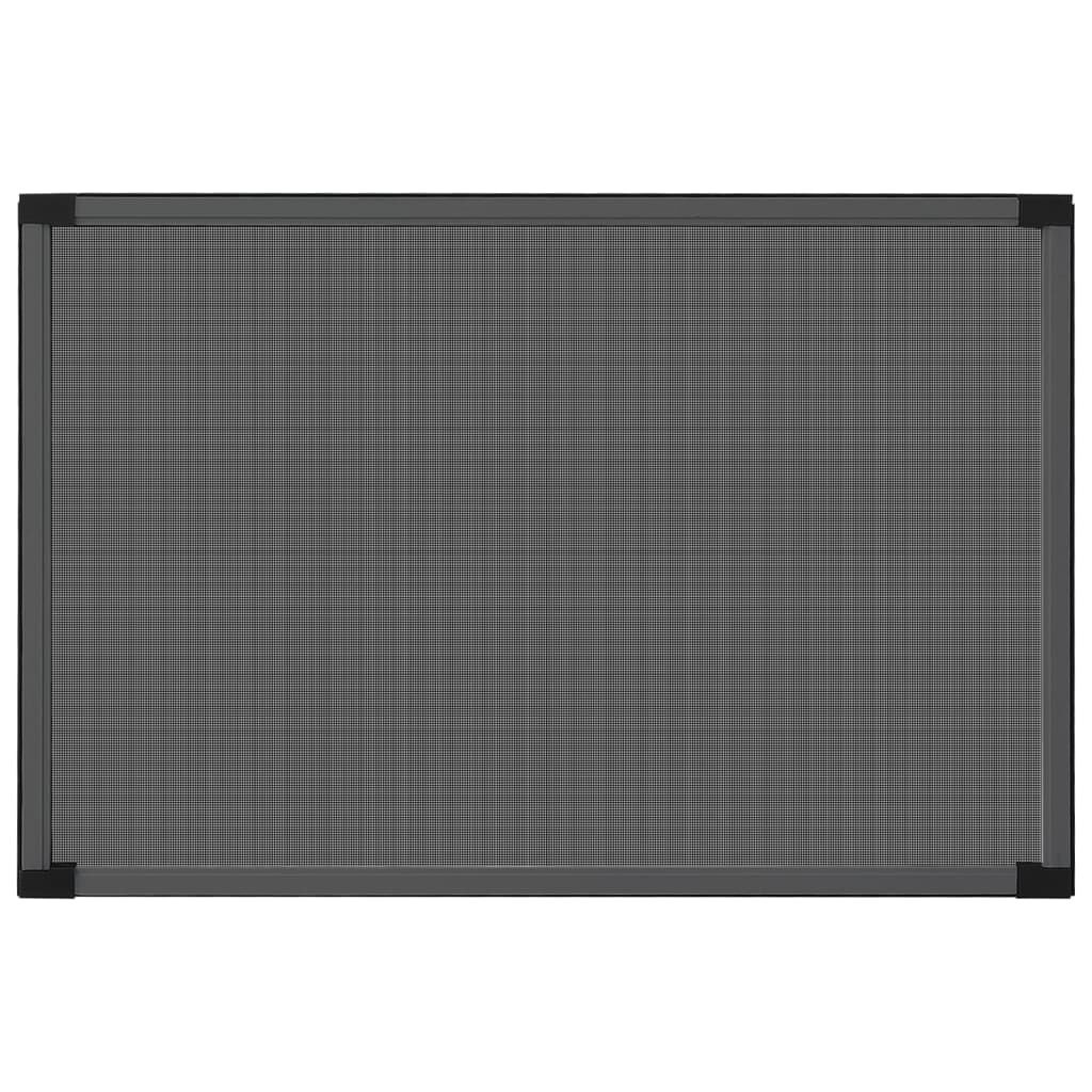 vidaXL Raamhor uitschuifbaar (75-143)x50 cm antracietkleurig