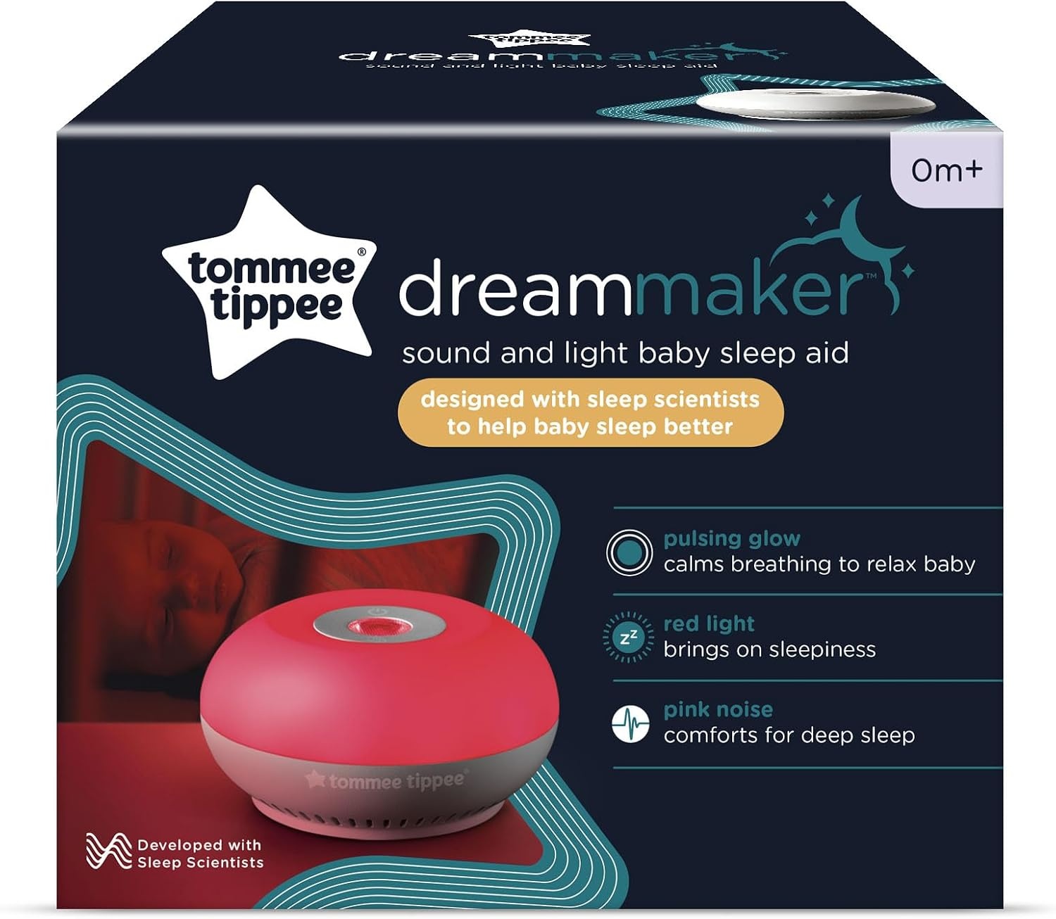 Tommee Tippee Dreammaker Baby Slaaphulp Wit met Licht en Geluid