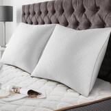 BedStory Bamboevezelkussen, bamboevezel, 60 x 60 cm, 2 stuks met afneembare kussenslopen, anti-allergische kussens met vulling, 10% 7D en 90% 3D-vezel, polyester, kussen, hotelkwaliteit