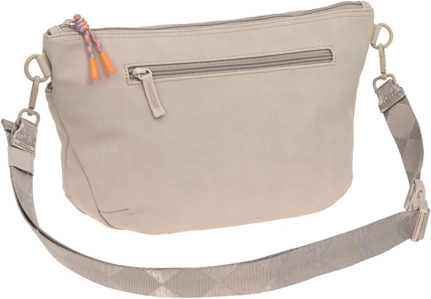 LÄSSIG Baby Stroller Organizer Shoulder Bag Pushchair Bag Including Pushchair Attachment/GRE Buggy Bum Bag Humus