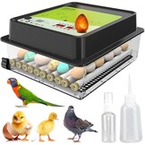 OBI-36 Automatische incubator voor 36 eieren, met automatisch draaien, incubator voor kippen, kwartels en eenden, zwart