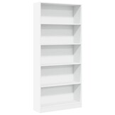 vidaXL Boekenkast 80x24x176 cm bewerkt hout wit