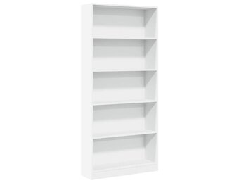 vidaXL Boekenkast 80x24x176 cm bewerkt hout wit