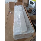 vidaXL Boekenkast 80x24x176 cm bewerkt hout wit