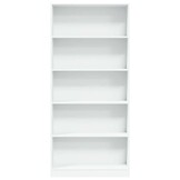 vidaXL Boekenkast 80x24x176 cm bewerkt hout wit
