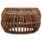 vidaXL Salontafels 2 st natuurlijk rattan