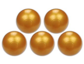 Ballenbak ballen goud (70mm) 500 stuks