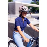 ABUS Pedelec 2.0 ACE Stadshelm - Hoogwaardige E-Bike helm met Achterlicht en Vizier voor Stadsverkeer - Voor Dames en Heren - Blauw, Maat L