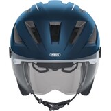 ABUS Pedelec 2.0 ACE Stadshelm - Hoogwaardige E-Bike helm met Achterlicht en Vizier voor Stadsverkeer - Voor Dames en Heren - Blauw, Maat L