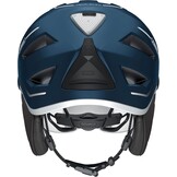 ABUS Pedelec 2.0 ACE Stadshelm - Hoogwaardige E-Bike helm met Achterlicht en Vizier voor Stadsverkeer - Voor Dames en Heren - Blauw, Maat L