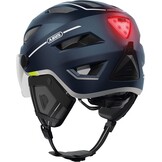 ABUS Pedelec 2.0 ACE Stadshelm - Hoogwaardige E-Bike helm met Achterlicht en Vizier voor Stadsverkeer - Voor Dames en Heren - Blauw, Maat L