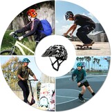 Kinderfietshelm 54-57cm met Vizier - 59% Korting!