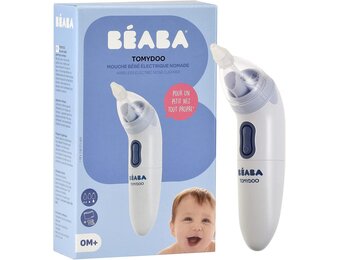 Béaba - Tomydoo - Baby Nasal Aspirator - Electric Baby Nose Cleaner - Easy to Use - Fast and Soft - Sterilisable