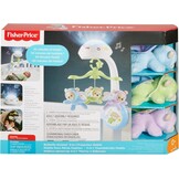 Fisher-Price Vlinderdromen 3-in-1 Projectormobiel - 3-in-1 Mobiel met Sterrenlichtshow - Rustgevende Geluiden en Slaapliedjes - Cadeau vanaf Geboorte
