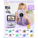 Kinder Instant Camera met 3" HD Scherm & 32GB - 29% Korting
