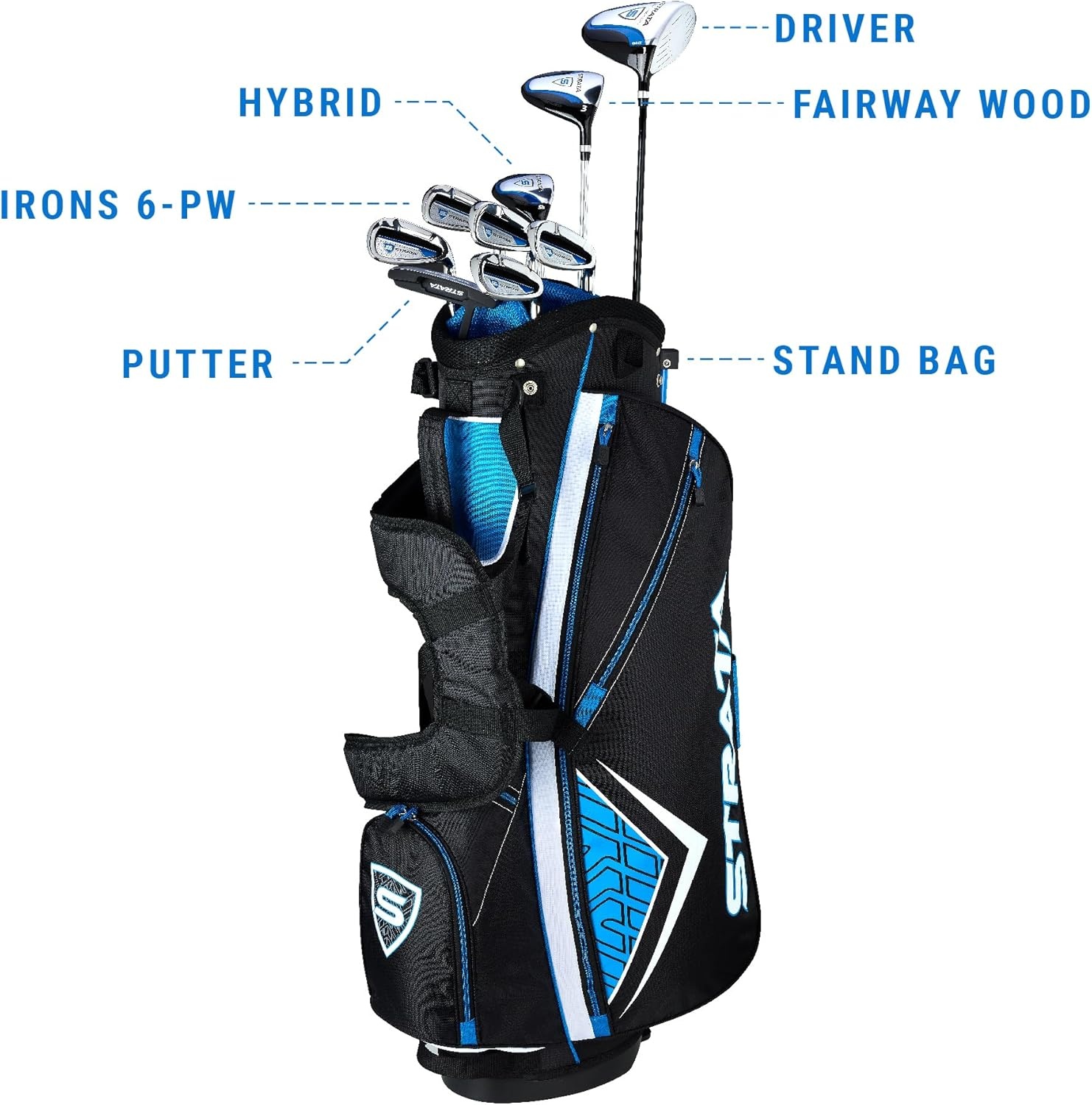 Golfset Heren 12-delig - 30% Korting