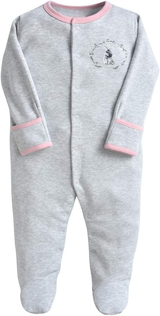Baby Slaappak 3-delig Katoen Uniseks 3-6M Grijs - 59% Korting!