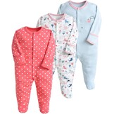 Baby Slaappak 3-delig Katoen Uniseks 3-6M Grijs - 59% Korting!