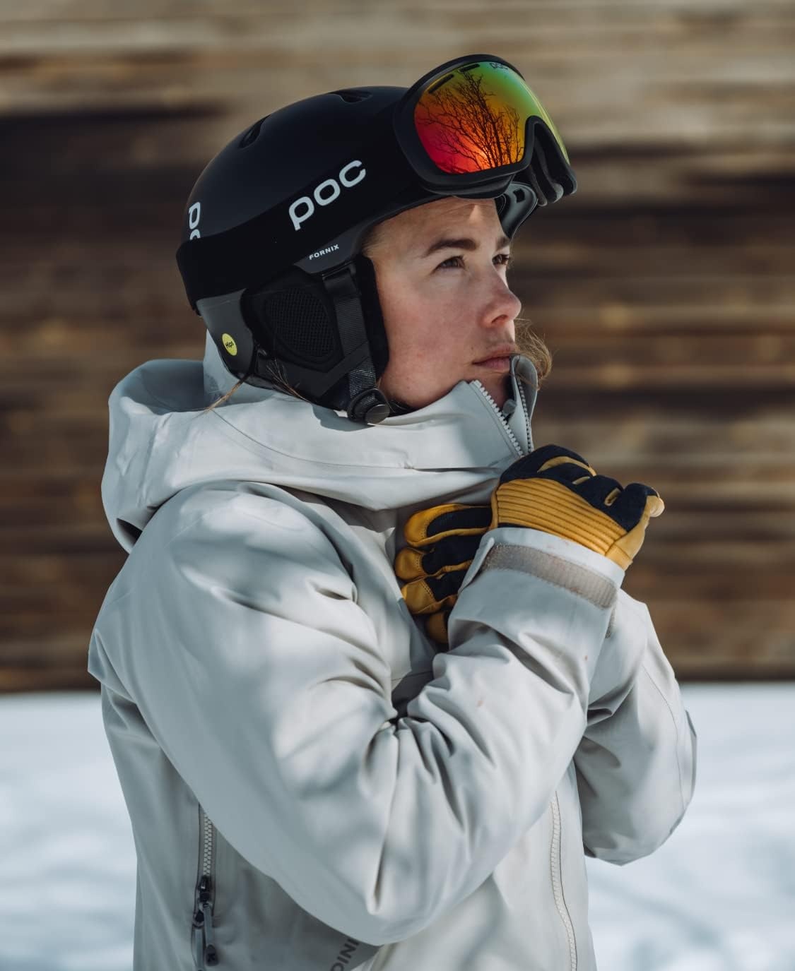 POC Fornix MIPS Ski- en Snowboardhelm - Uranium Black Matt (35% korting)