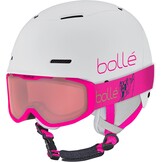 Skihelm Junior B-FUN JR met ROCKET Skibril Blauw/Geel Mat (29% Korting)