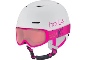 Skihelm & Skibril Set Junior Blauw/Geel Mat - 48% Korting