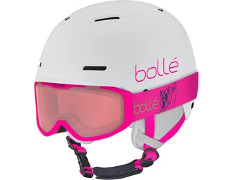 Skihelm Junior B-FUN JR met ROCKET Skibril Blauw/Geel Mat (29% Korting)