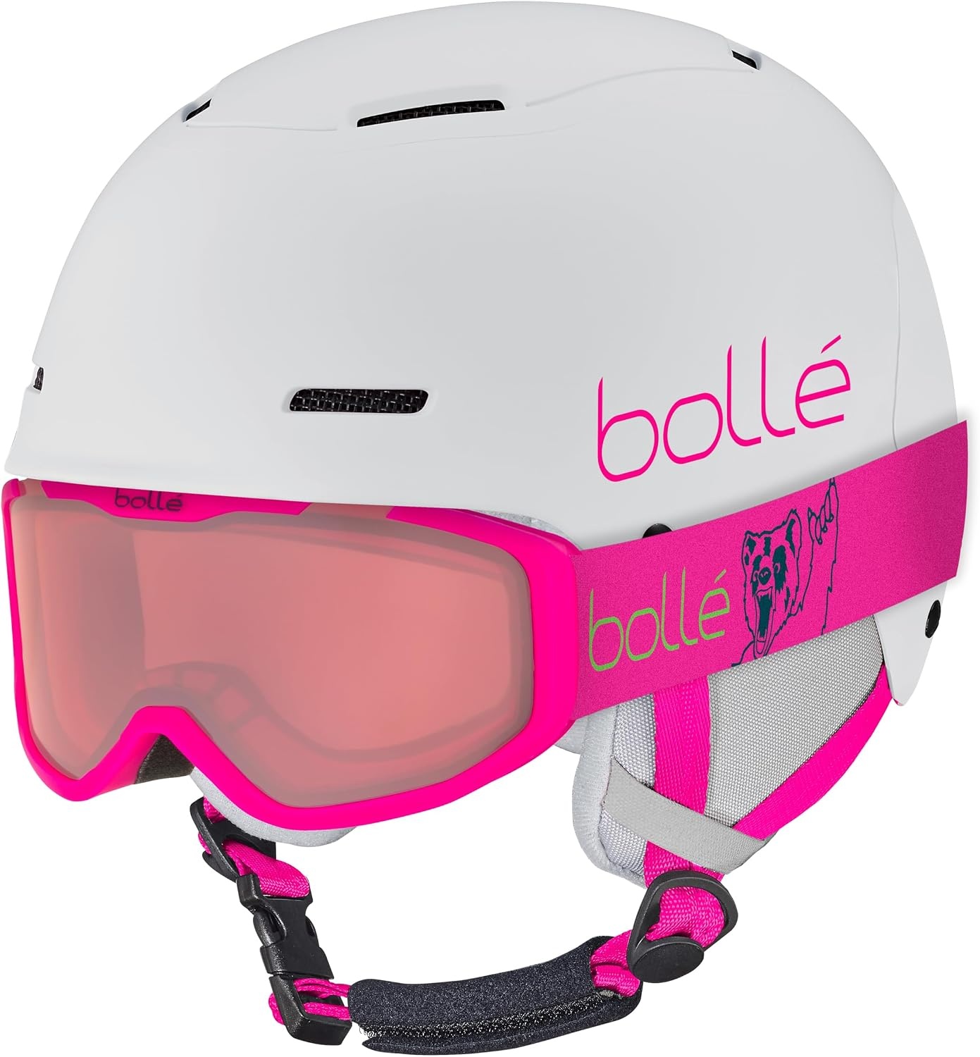 Skihelm Junior B-FUN JR met ROCKET Skibril Blauw/Geel Mat (29% Korting)