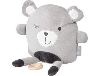 Muziekdoos Baby Knuffel Beer Zilvergrijs - 33% Korting!