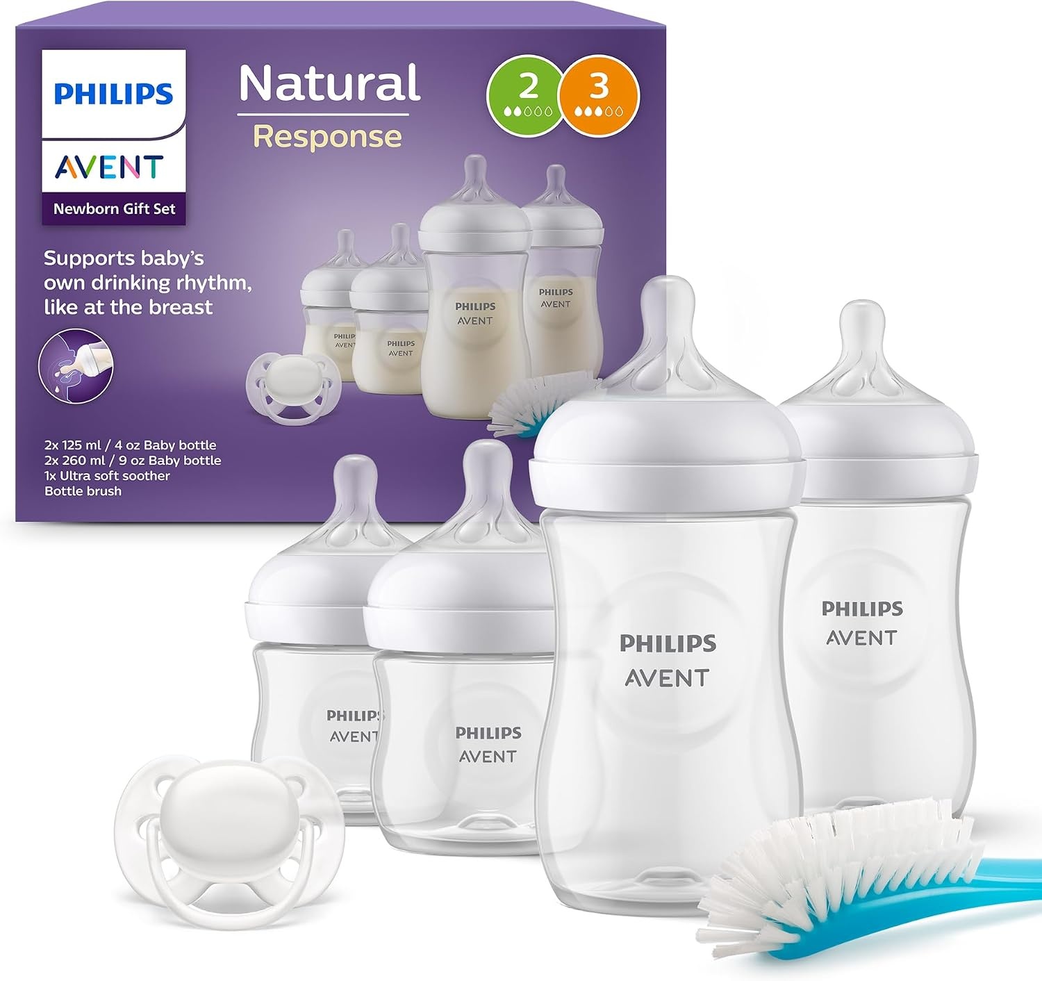 Babyfles Cadeauset Pasgeboren 0-12 M | 33% Korting