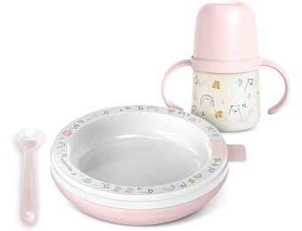 Kinderservies Set My Family Pink | 33% Korting