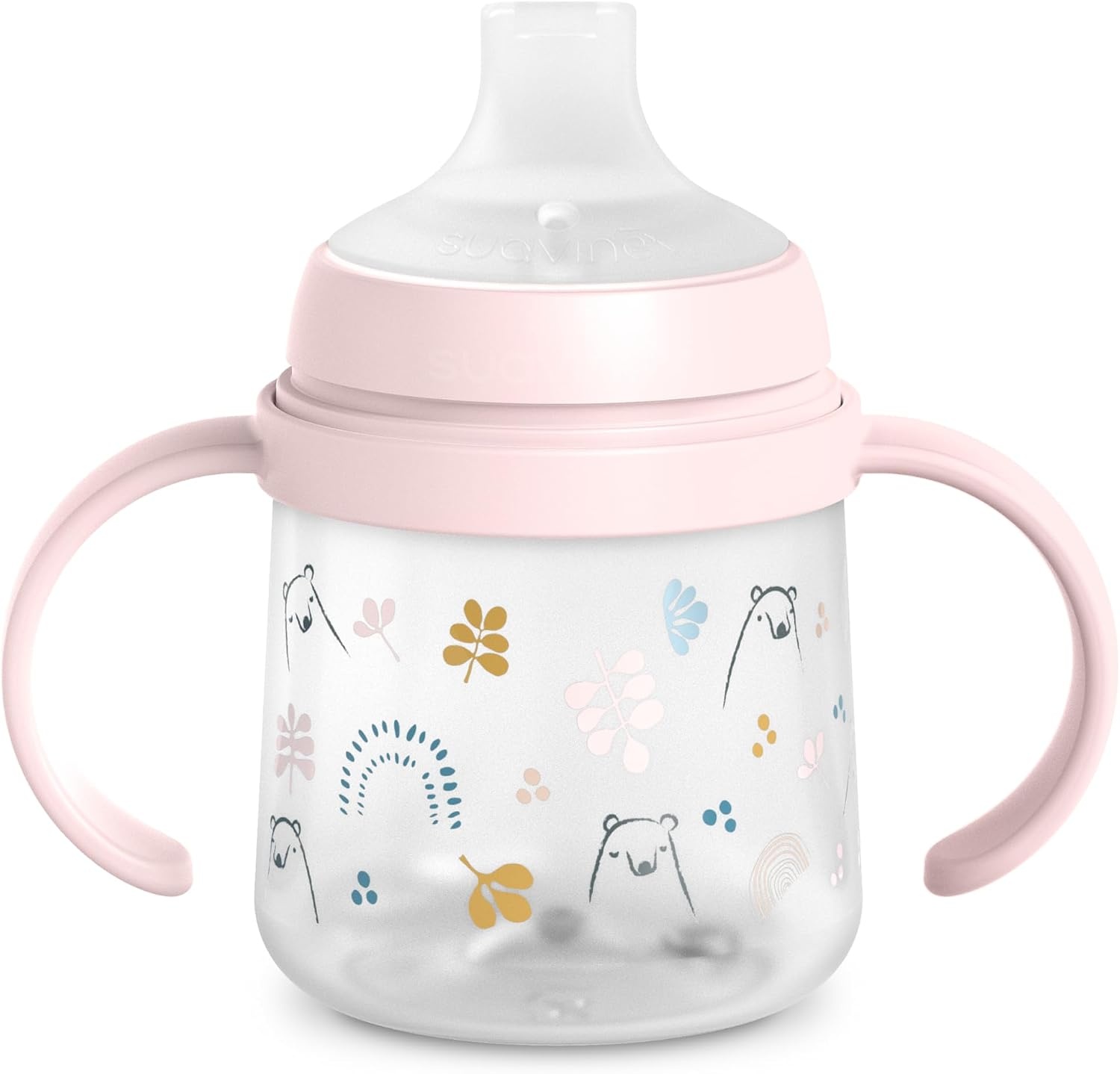 Kinderservies Set Roze: Leren Eten met Thermobord & Lepel (Vanaf 6 mnd)