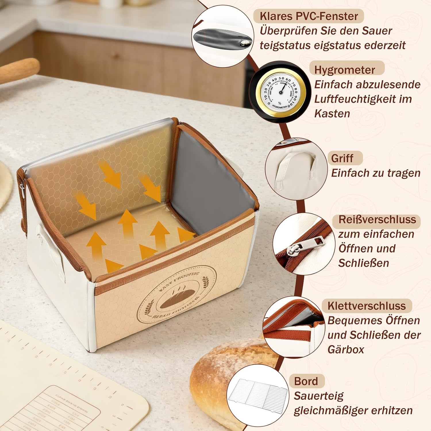 Brood Fermentatiebox 42L met Thermostaat & Timer | 34% Korting