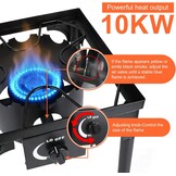 10 kW Gietijzeren Krukfornuis - Camping & Outdoor (34% korting)