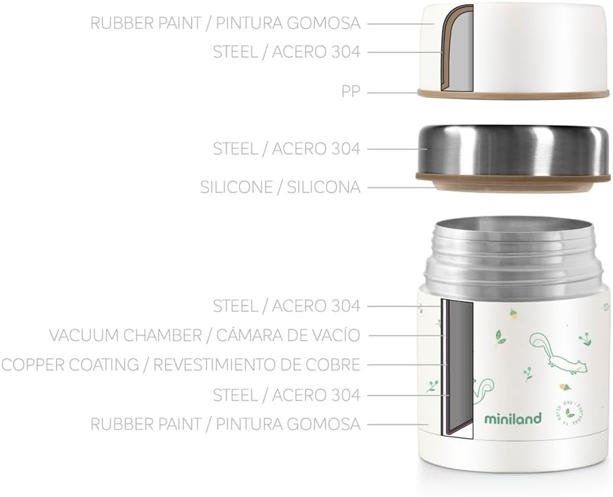 Thermosfles Voeding 600ml Groen - 12+ Uur Warm/Koud - 58% Korting