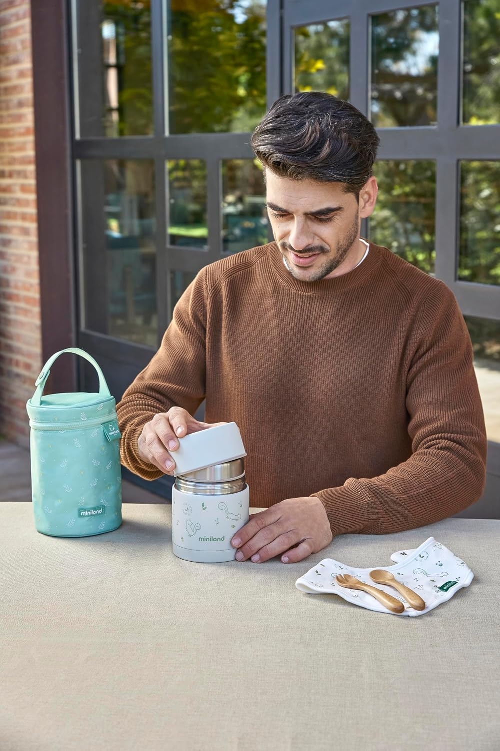 Thermosfles Voeding 600ml Groen - 12+ Uur Warm/Koud - 58% Korting